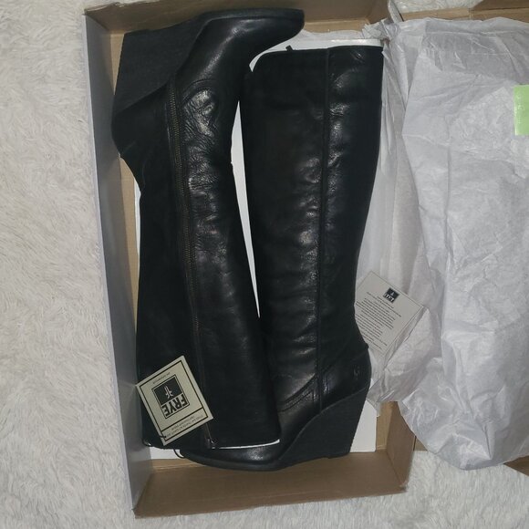 Frye Cece Seam Tall Slouch Boot - Picture 8 of 10